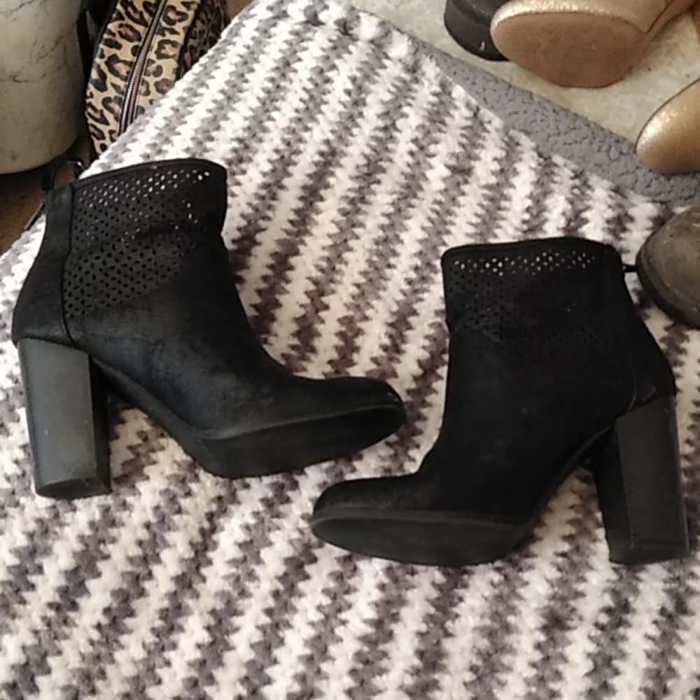 Black high heels